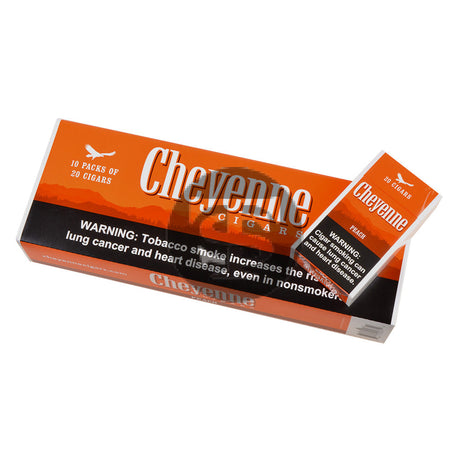 Cheyenne Peach Filtered Cigars 10 Packs of 20