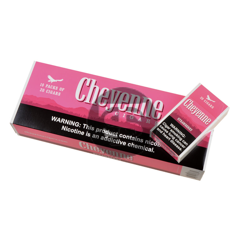 Cheyenne Strawberry Filtered Cigars 10 Packs of 20