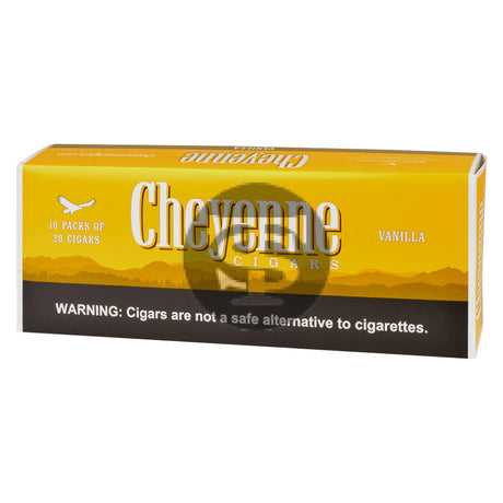 Cheyenne Vanilla Filtered Cigars 10 Packs of 20