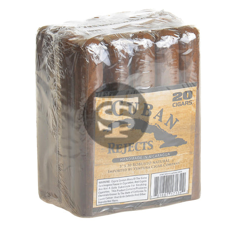 Cuban Rejects Robusto Natural Cigars Pack of 20 1