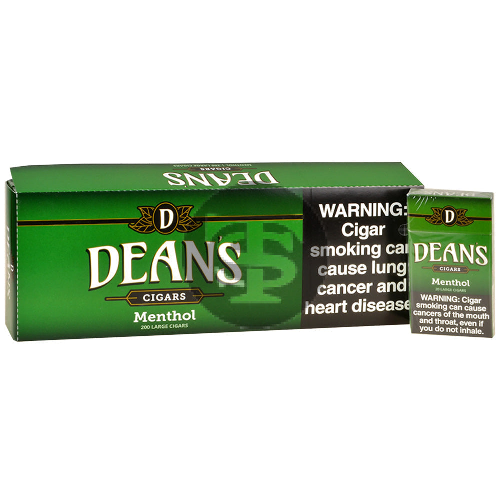 Deans Menthol Filtered Cigars 10 Packs of 20