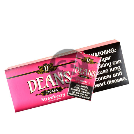 Deans Strawberry Filtered Cigars 10 Packs of 20