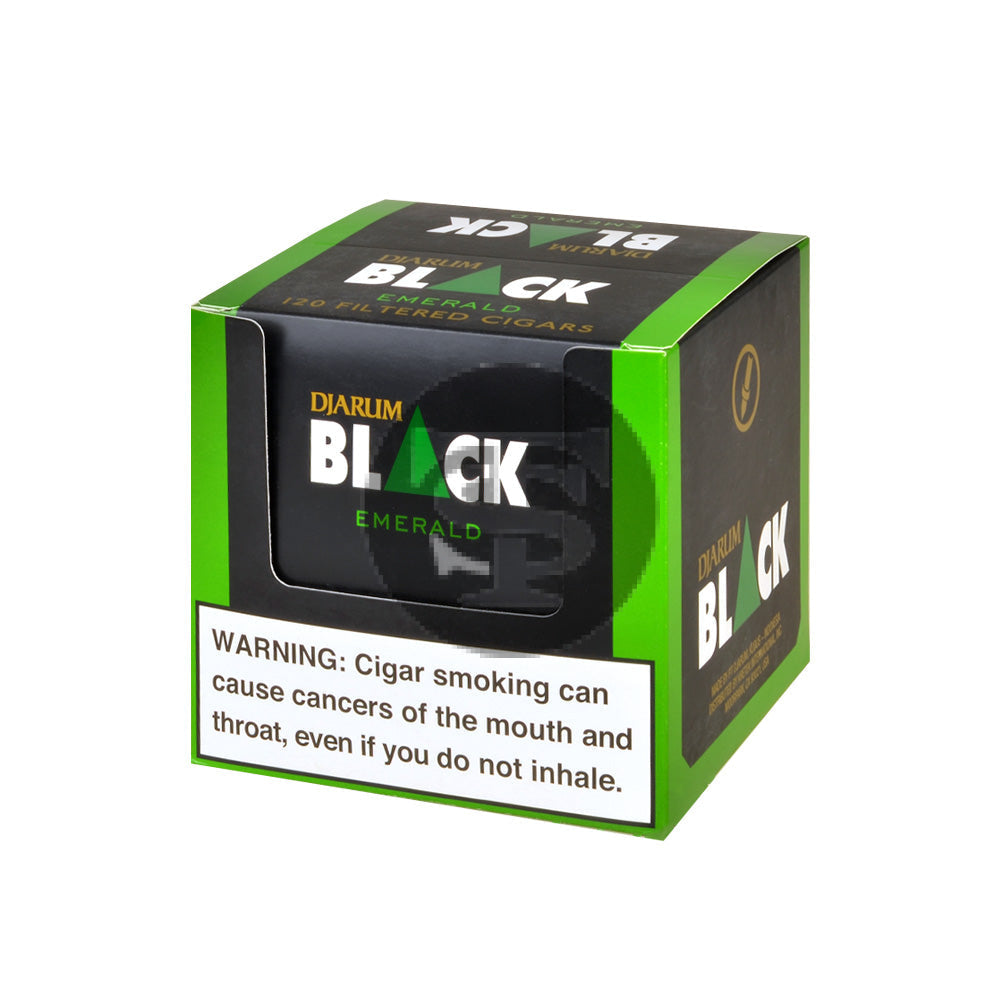 Djarum Black Menthol (Emerald) Filtered Cigars 10 Packs of 12 1