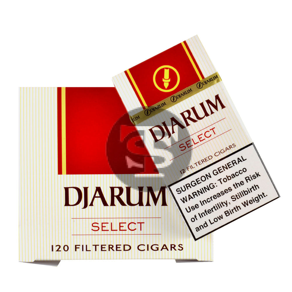 Djarum Mild (Select) Filtered Cigars 10 Packs of 12 2