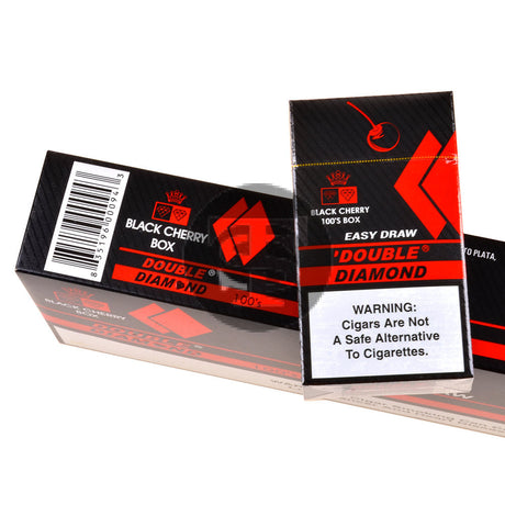 Double Diamond Black Cherry Filtered Cigars 10 Packs of 20