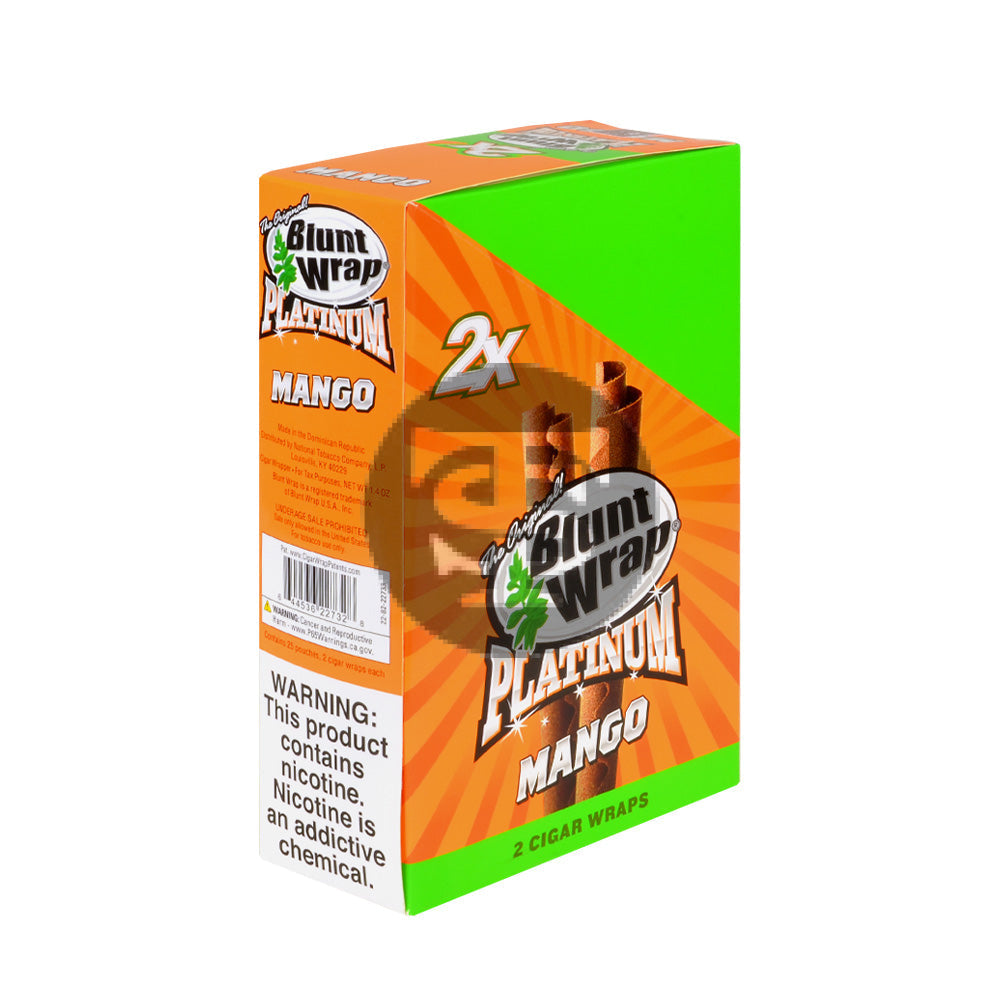 Double Platinum Mango Wraps 25 Pouches of 2