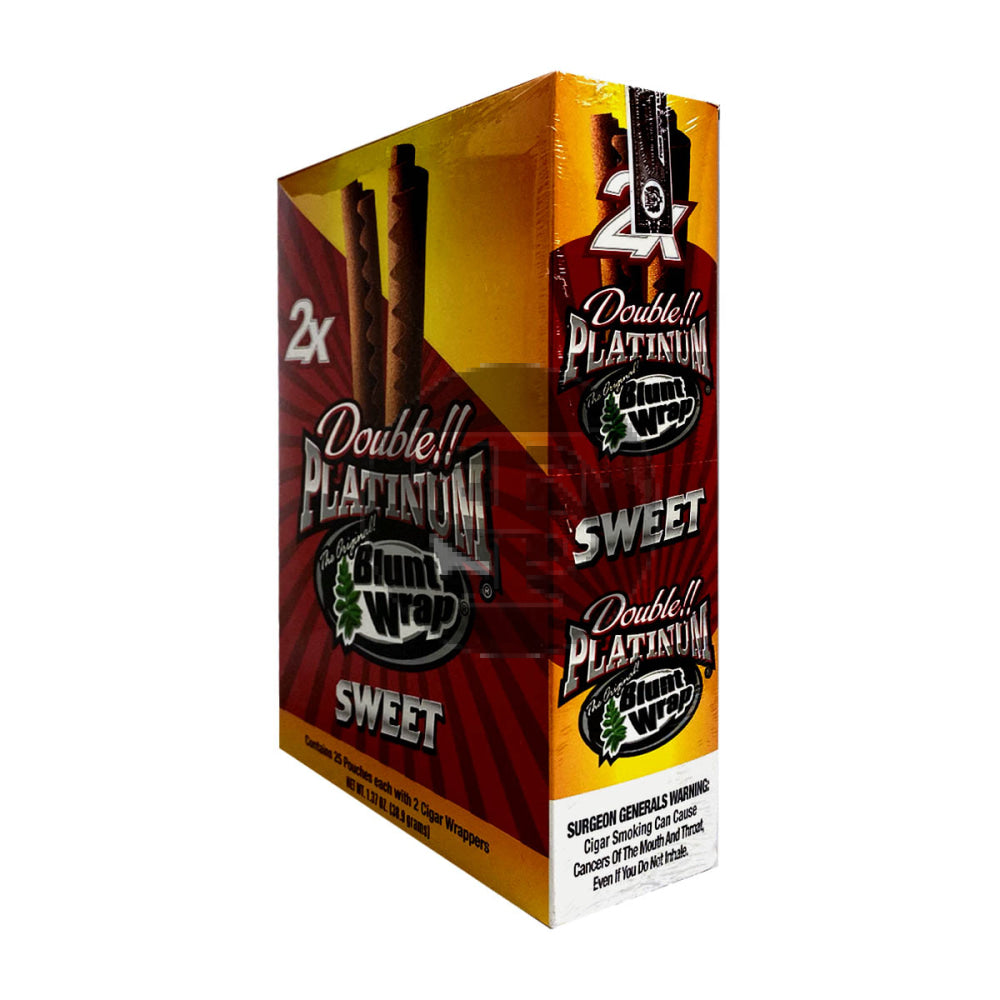 Double Platinum Sweet Wraps 25 Pouches of 2 1