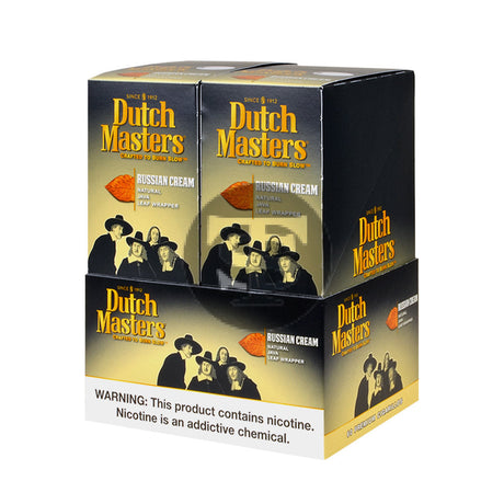 Dutch Masters Cigarillos Russian Cream 20 Pouches of 3 1