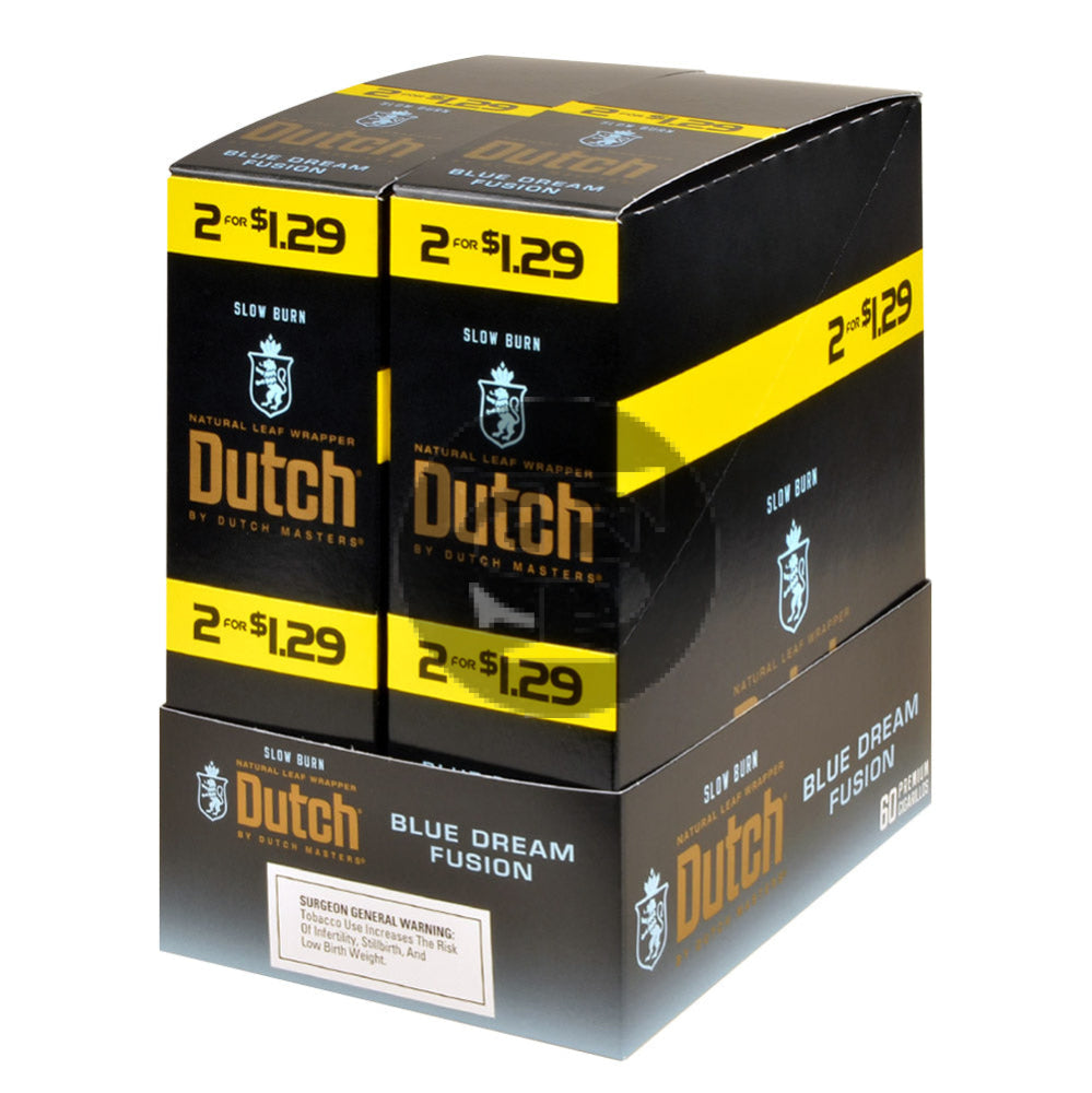 Dutch Masters Foil Blue Dream Fusion $1.29 Cigarillos 30 Packs of 2