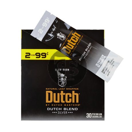 Dutch Masters Foil Fresh Blend Silver 99 Cent Cigarillos 30 Packs of 2 2