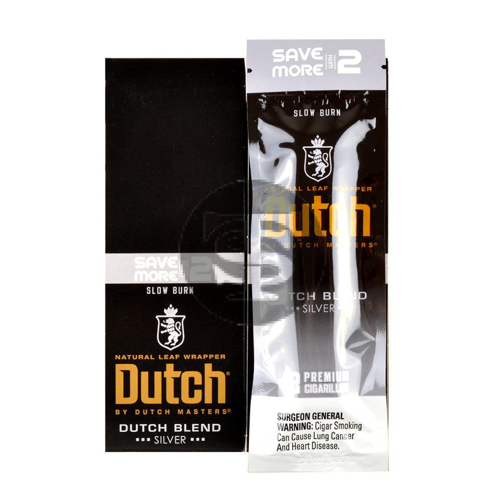 Dutch Masters Foil Fresh Blend Silver Cigarillos 30 Packs of 2