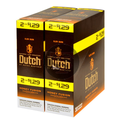 Dutch Masters Foil Fresh Honey Fusion $1.29 Cigarillos 30 Packs of 2