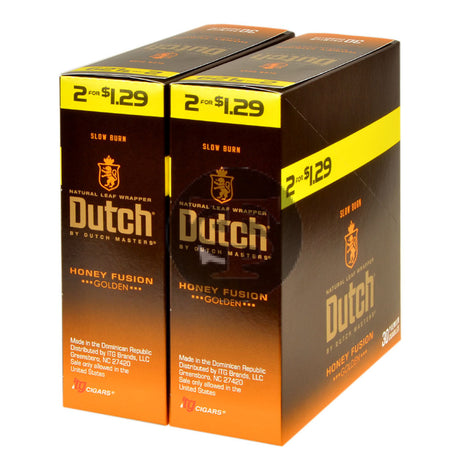 Dutch Masters Foil Fresh Honey Fusion $1.29 Cigarillos 30 Packs of 2