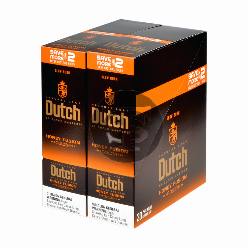 Dutch Masters Foil Fresh Honey Fusion Cigarillos 30 Packs of 2 1