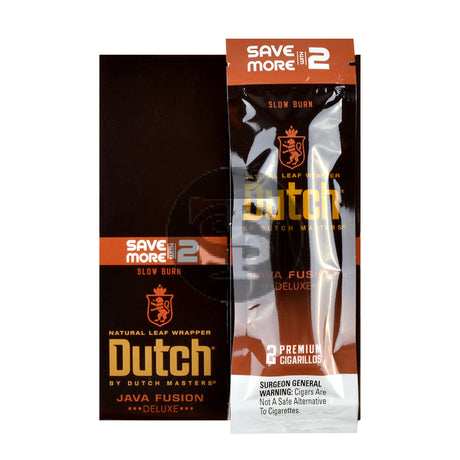 Dutch Masters Foil Fresh Java Fusion Cigarillos 30 Packs of 2