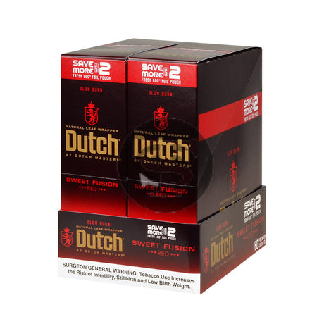 Dutch Masters Foil Fresh Sweet Fusion Cigarillos 30 Packs of 2 1