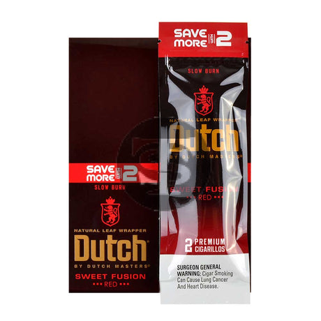 Dutch Masters Foil Fresh Sweet Fusion Cigarillos 30 Packs of 2