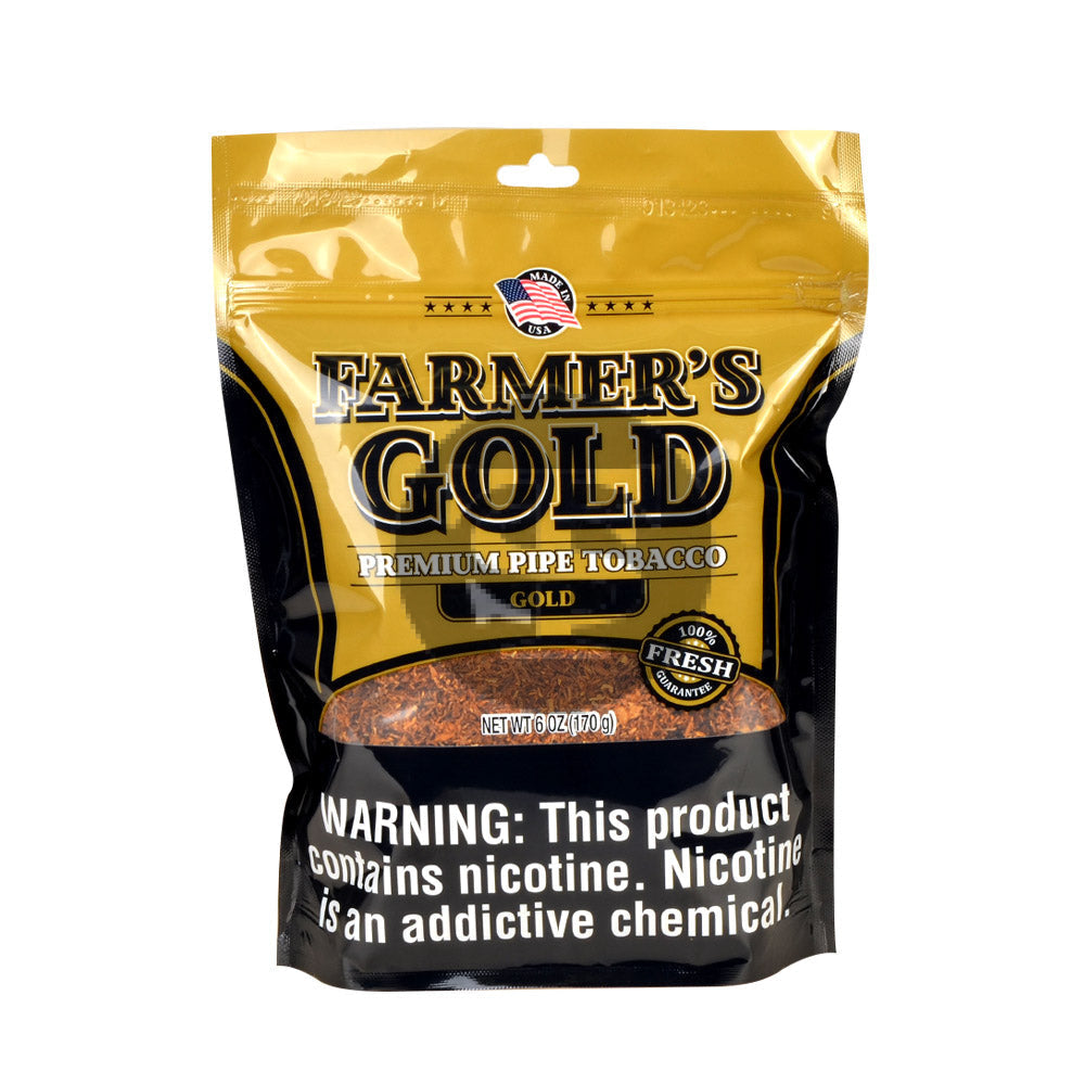 Farmer’s Gold Pipe Tobacco Gold Blend 6 oz. Bag