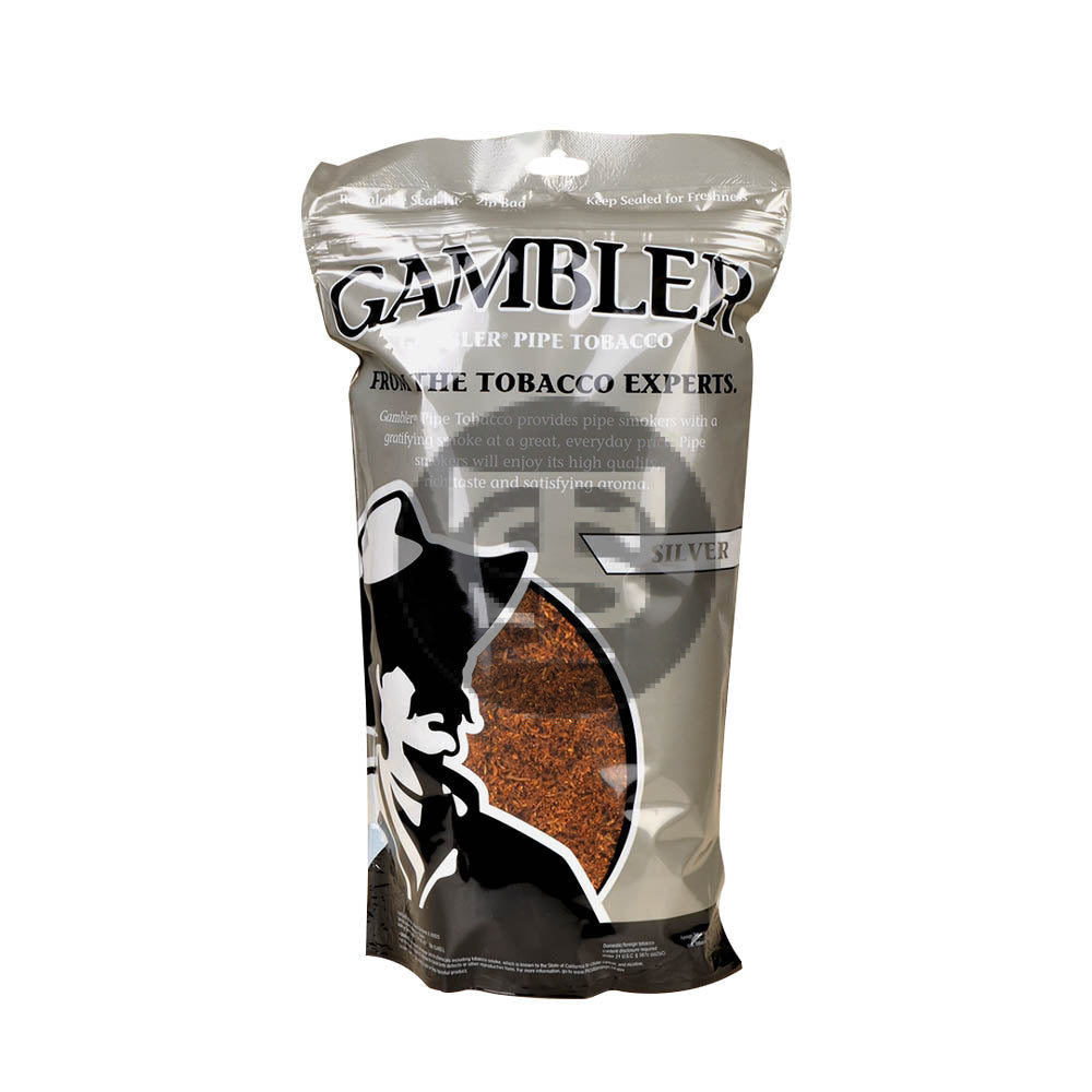 Gambler Pipe Tobacco Silver 16 oz. Bag