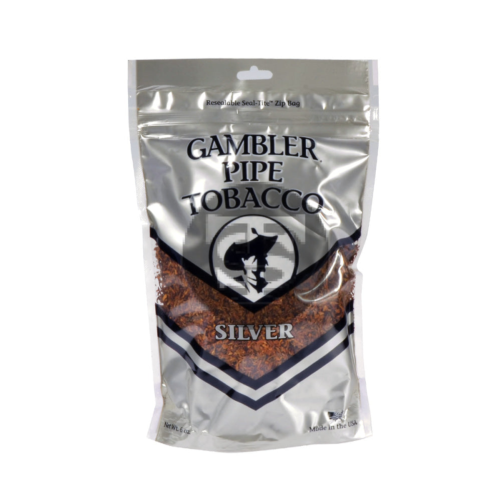 Gambler Pipe Tobacco Silver 6 oz. Bag 1