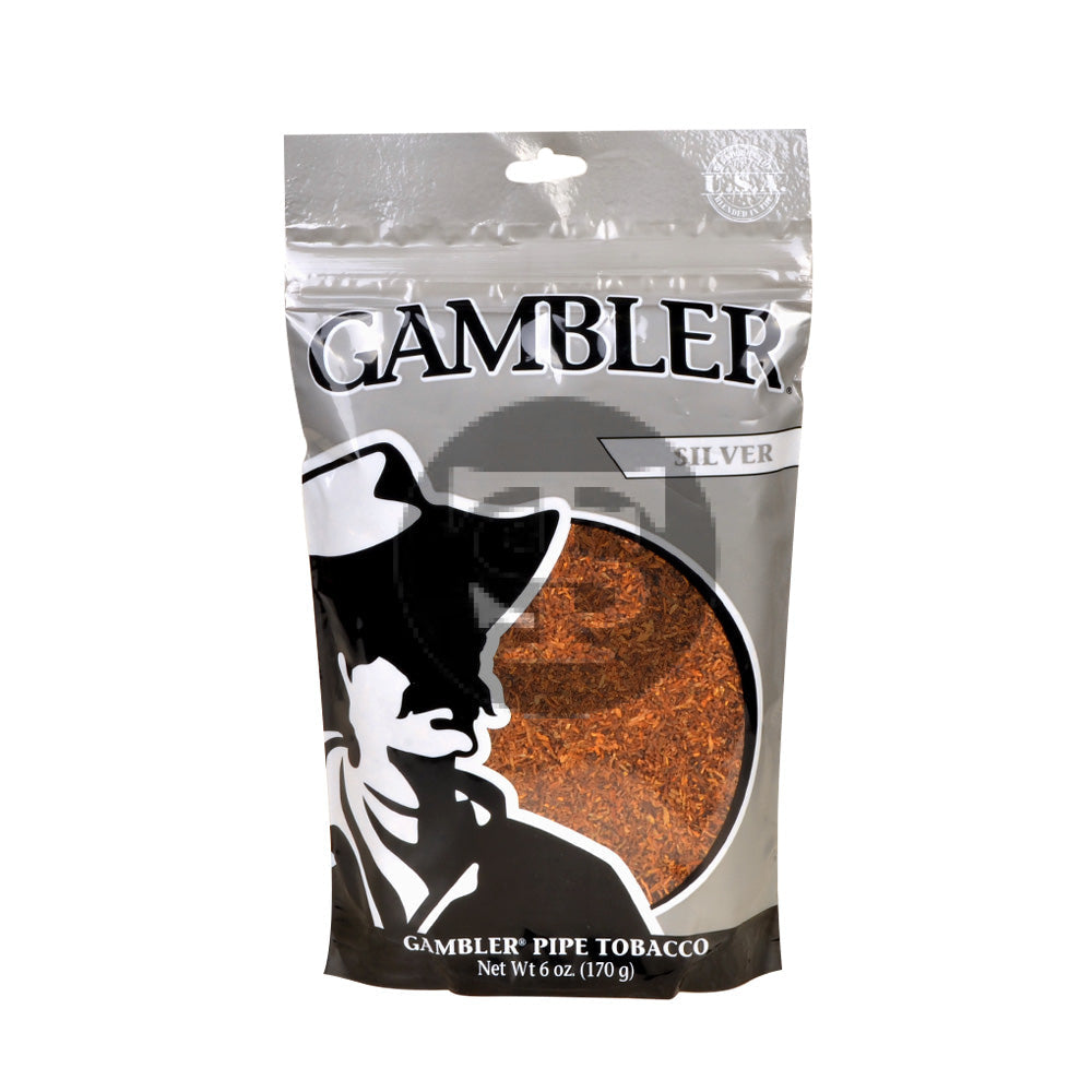 Gambler Pipe Tobacco Silver 6 oz. Bag