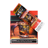 Game Leaf Dark Rum Cigarillos 2 for $1.29 Cents 15 Pouches of 2