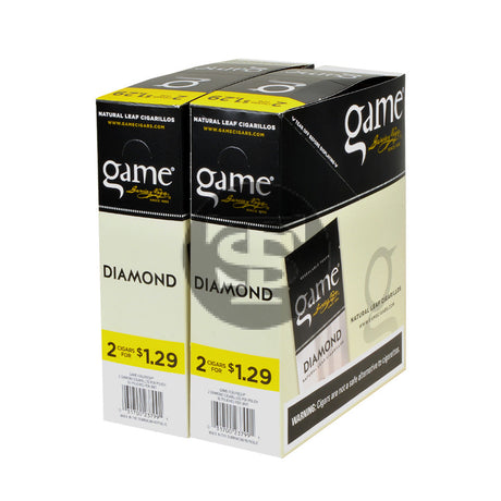 Game Vega Cigarillos Diamond Foil 2 for $1.29 30 Pouches of 2