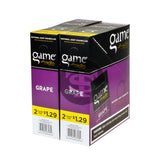 Game Vega Cigarillos Grape Foil 2 for $1.29 30 Pouches of 2