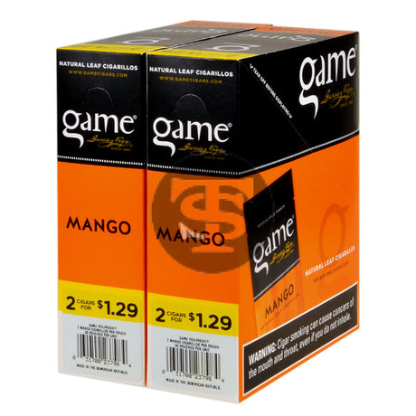 Game Vega Cigarillos Mango Foil 2 for $1.29 30 Pouches of 2