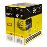 Game Vega Cigarillos White Grape Foil 2 for $1.29 30 Pouches of 2