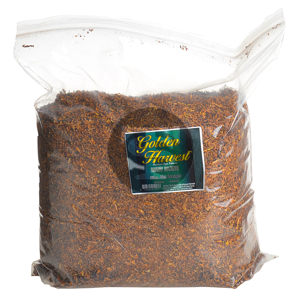 Golden Harvest Mint Blend Pipe Tobacco 5 Lb. Bag 1