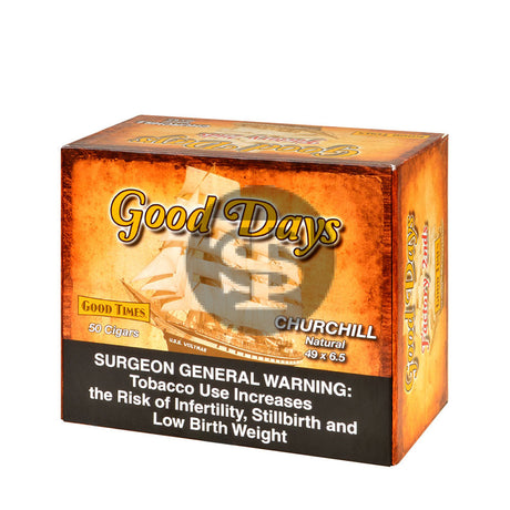 Good Days Factory Rejects Churchill Cigars Box of 50