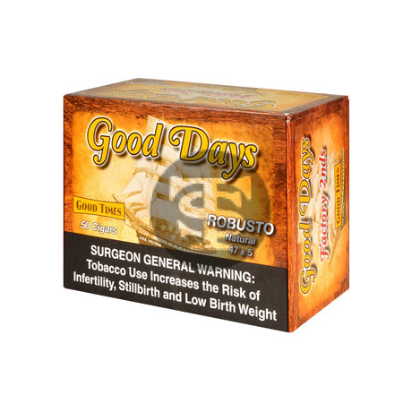 Good Days Factory Rejects Robusto Cigars Box of 50 1