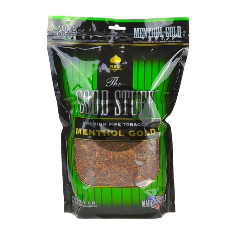 Good Stuff Menthol Gold Pipe Tobacco 16 oz. Bag 1