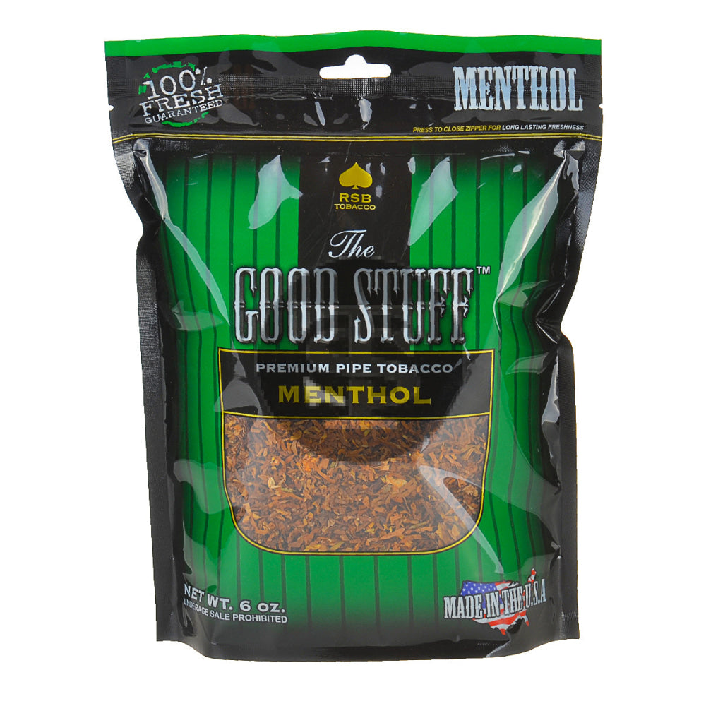 Good Stuff Menthol Pipe Tobacco 6 oz. Bag 1