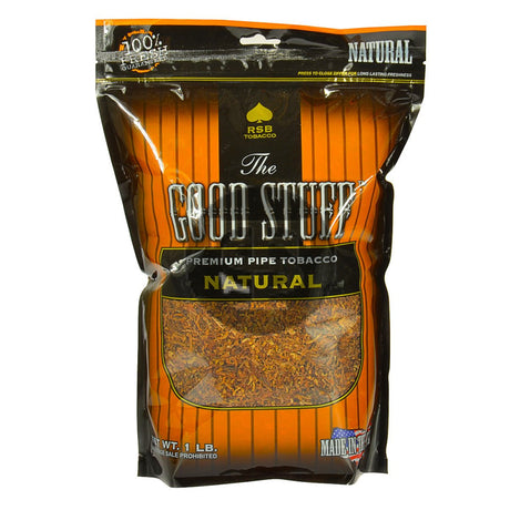 Good Stuff Natural Pipe Tobacco 16 oz. Bag 1