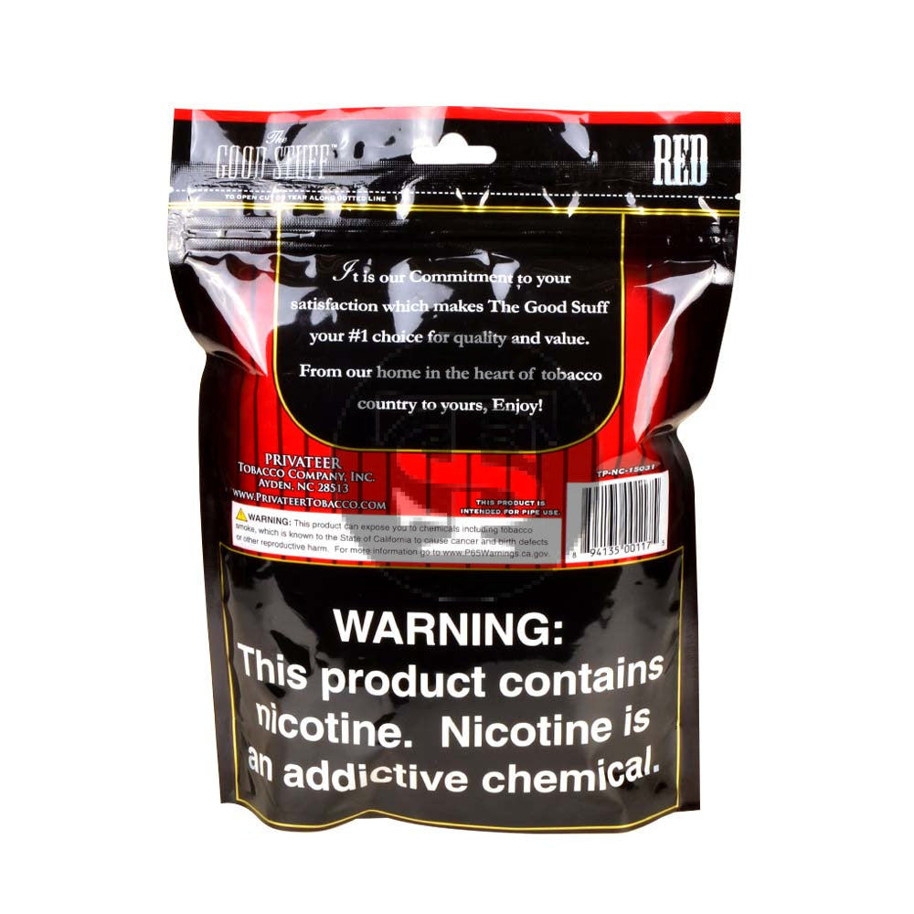 Good Stuff Red Pipe Tobacco 6 oz. Bag