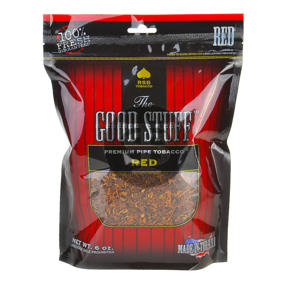 Good Stuff Red Pipe Tobacco 6 oz. Bag 1