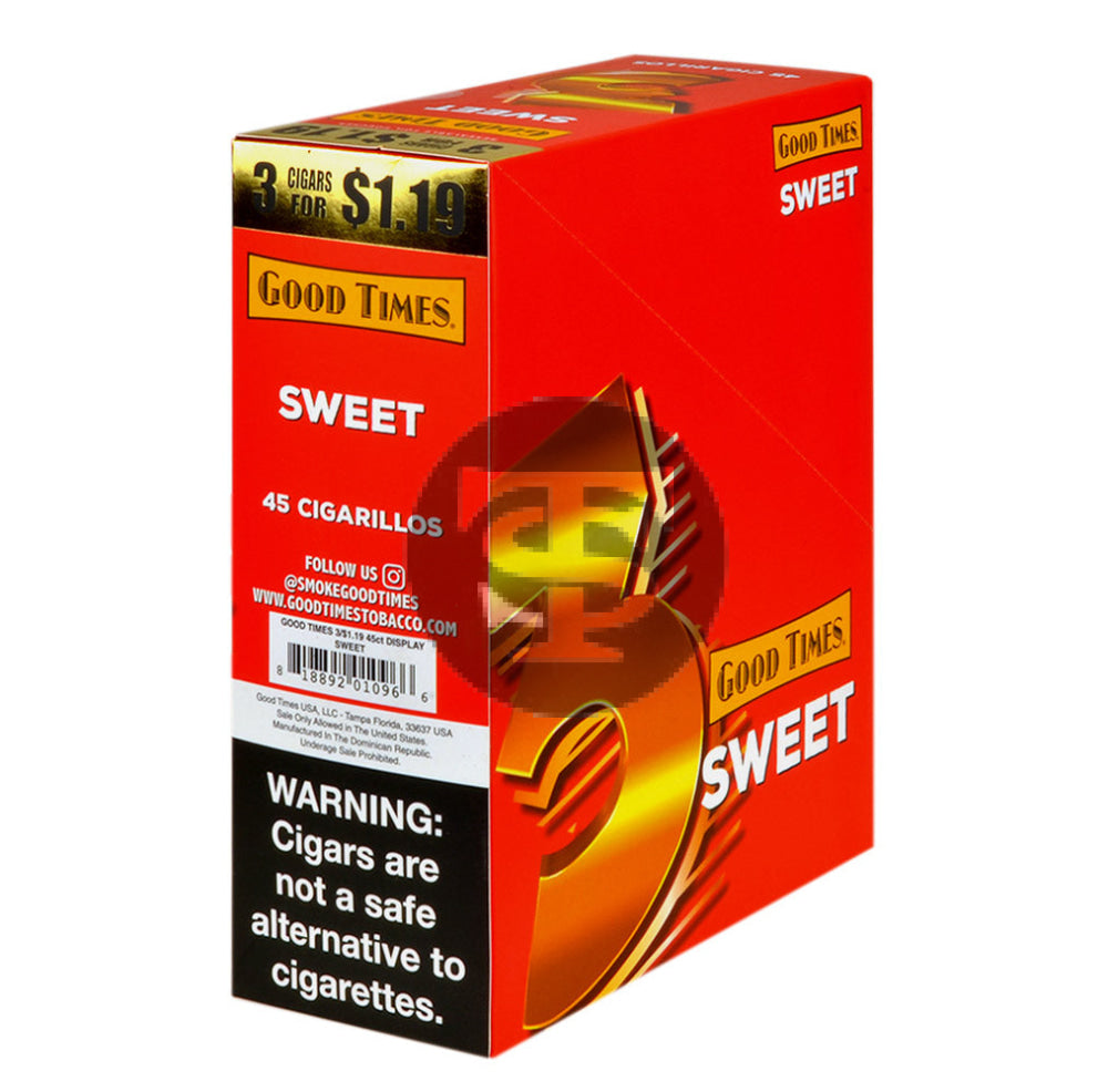 Good Times Cigarillos Sweet 45ct $1.19