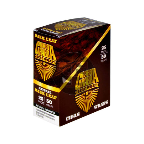 Grabba Natural Leaf Wrap 25 Packs of 2 1