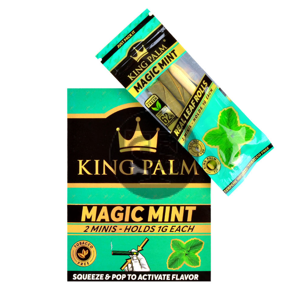 King Palm Rolls Minis Magic Mint 20 Packs of 2