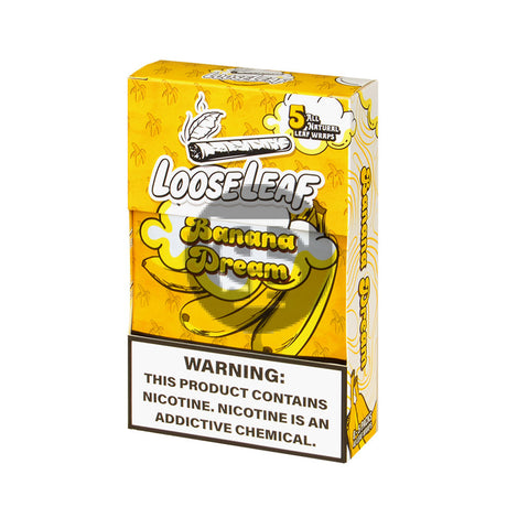 Loose Leaf Banana Dream wraps 8 packs of 5