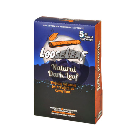 Loose Leaf Natural Dark wraps 8 packs of 5