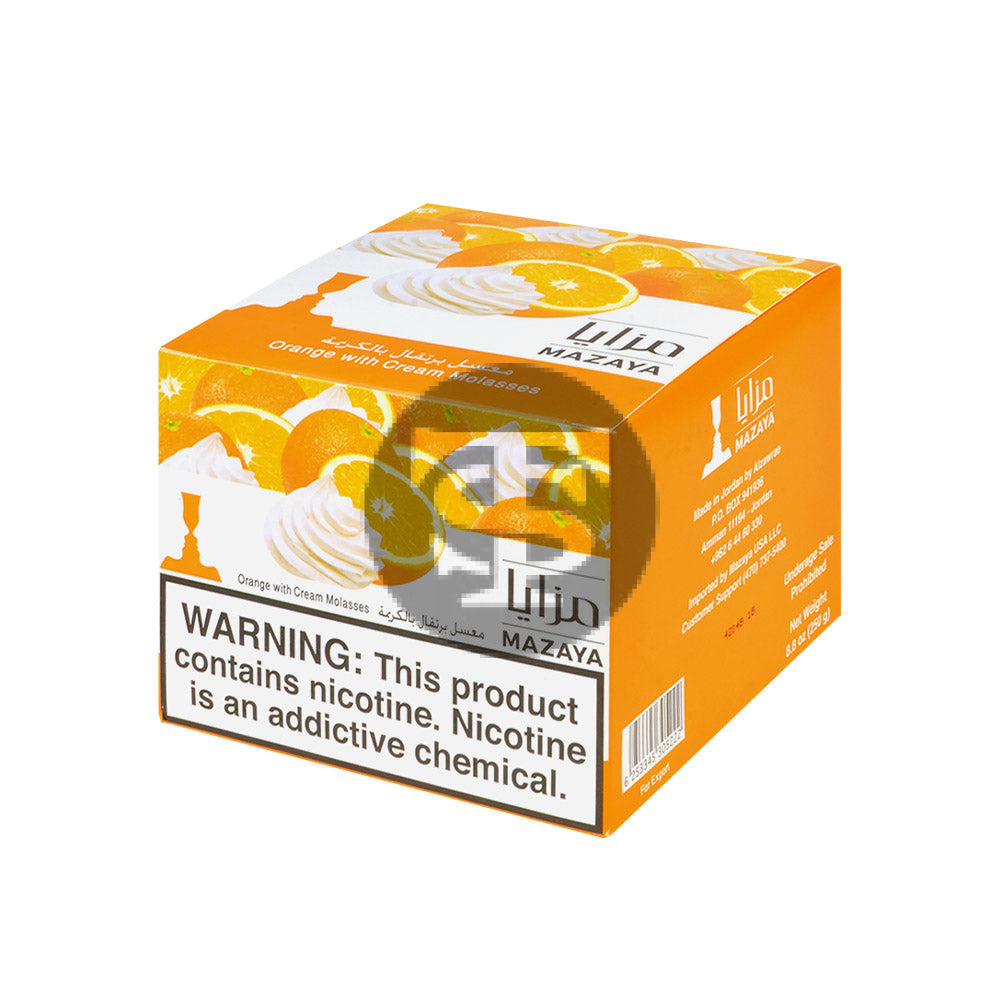 Mazaya Hookah Tobacco 250g Orange With Cream