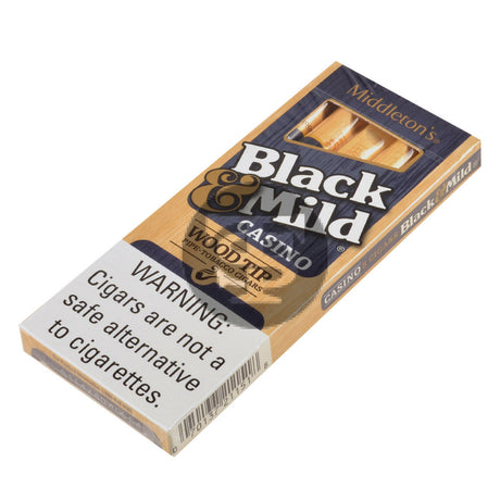 Middleton’s Black & Mild Casino Wood Tip Cigars 10 Packs of 5