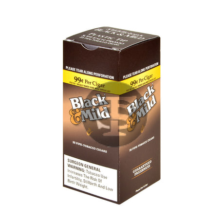 Middleton’s Black & Mild Regular 99 Cents Box of 25 Cigars