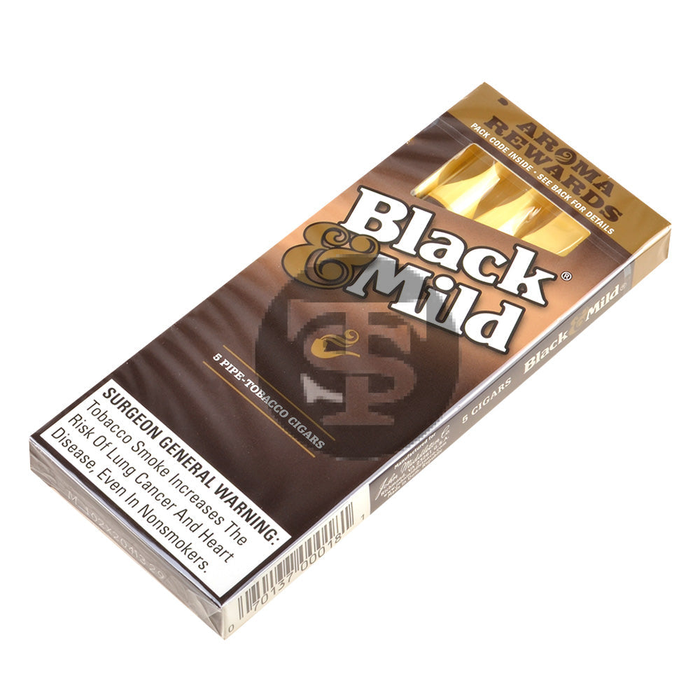 Middleton’s Black & Mild Regular Cigars 10 Packs of 5