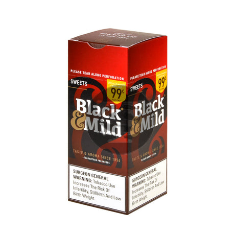 Middleton’s Black & Mild Sweet 99 Cents Cigars Box of 25