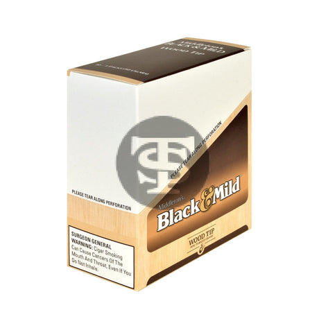 Middleton’s Black & Mild Wood Tip Cigars 10 Packs of 5