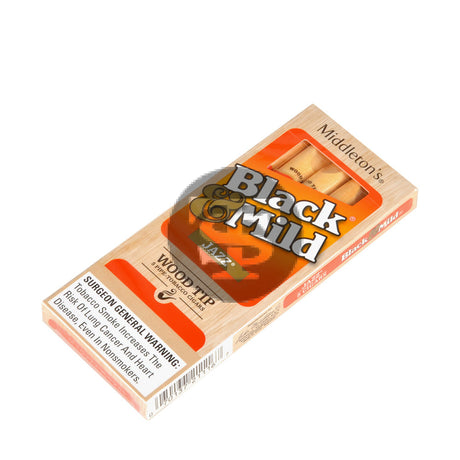 Middleton’s Black & Mild Wood Tip Jazz Cigars 10 Packs of 5